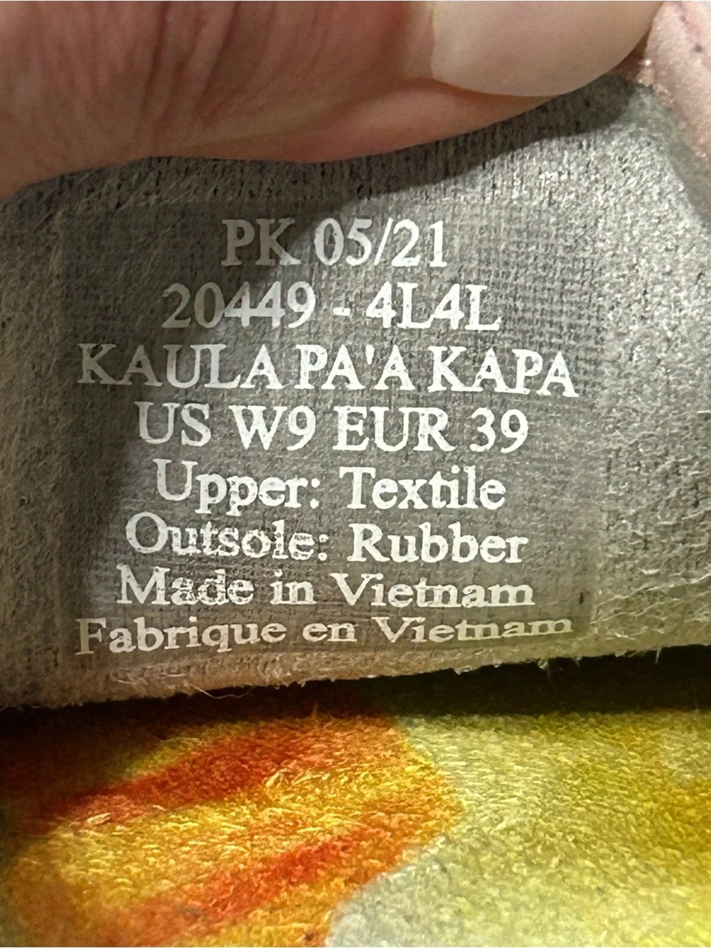 Olukai Kaula Pa’a Kapa Espadrilles Size 9